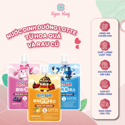 Nước dinh dưỡng Lotte từ hoa quả và rau củ