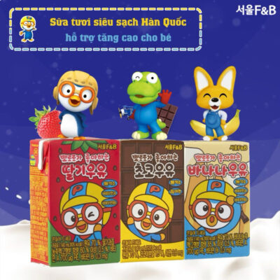 Sữa tươi Pororo F&B Hàn Quốc