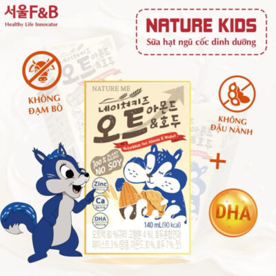 Sữa hạt ngũ cốc dinh dưỡng cho bé Nature Kids